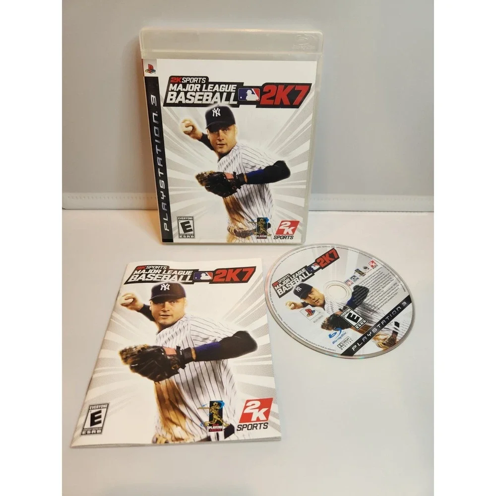PS3 Playstation Major League Baseball 2K7 Very Good Manual Inc